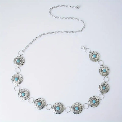 Vintage Round Boho Chic Chain Belt