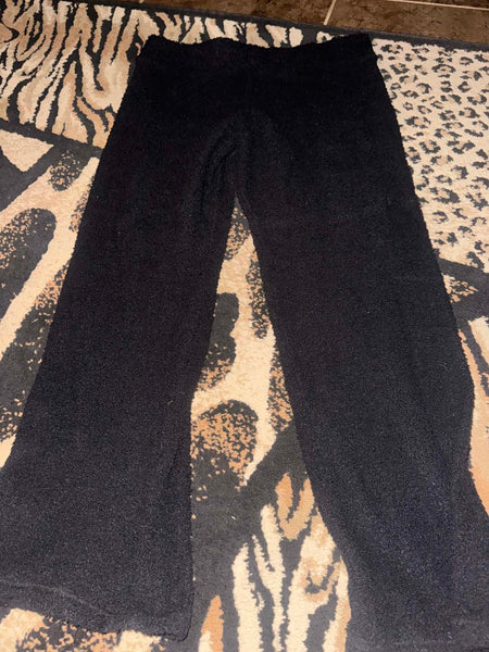 NWOT Black Victoria Secret Sherpa Pants-XL