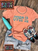 Coral Over It Tee