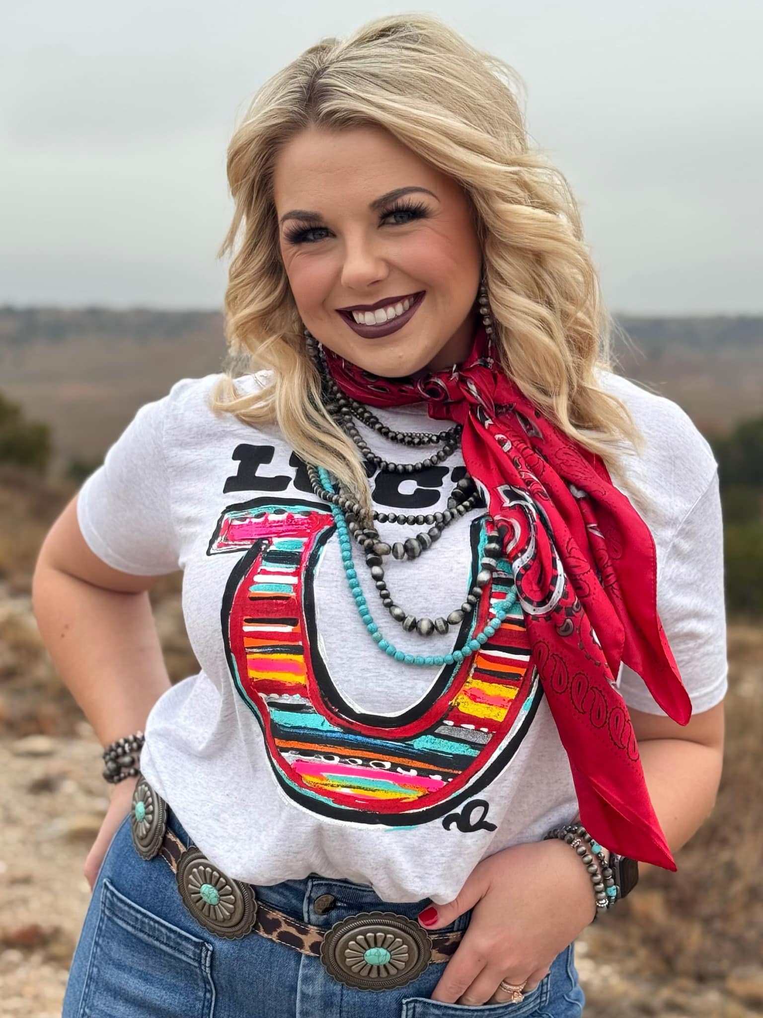 Lucky Horseshoe Tee