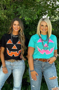 Glitter Jack O Lantern Tee