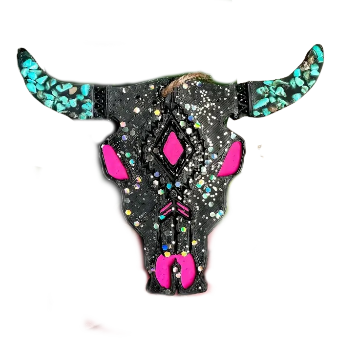 Disco Aztec Bull Skull Smelly Jelly