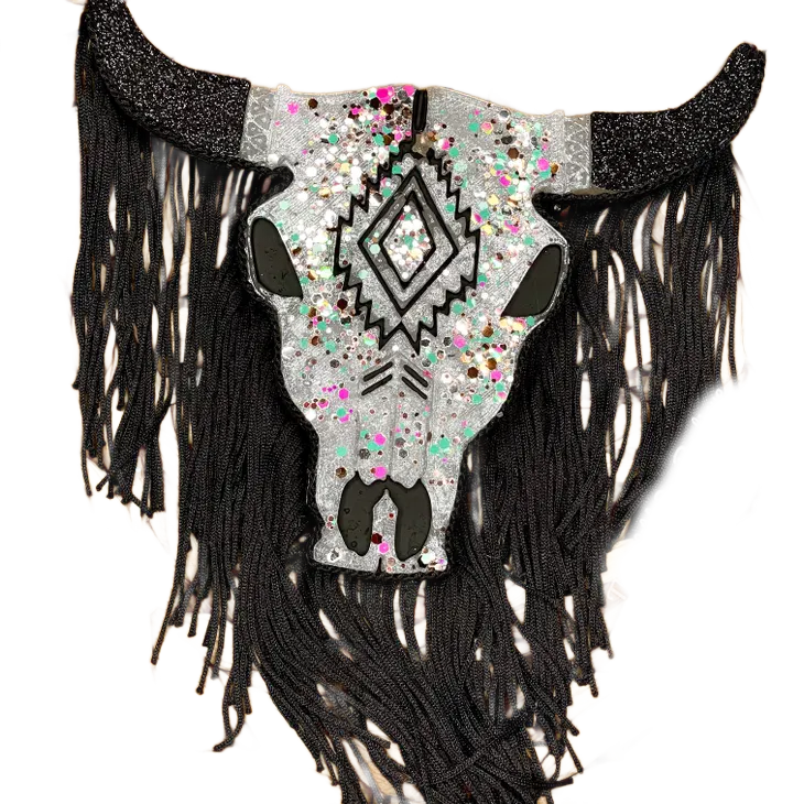 Rodeo Bull Skull Fringe Smelly Jelly