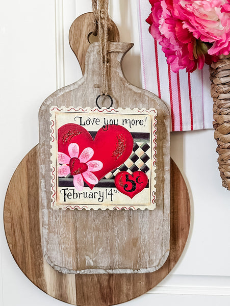 Mini Love Stamp Charm