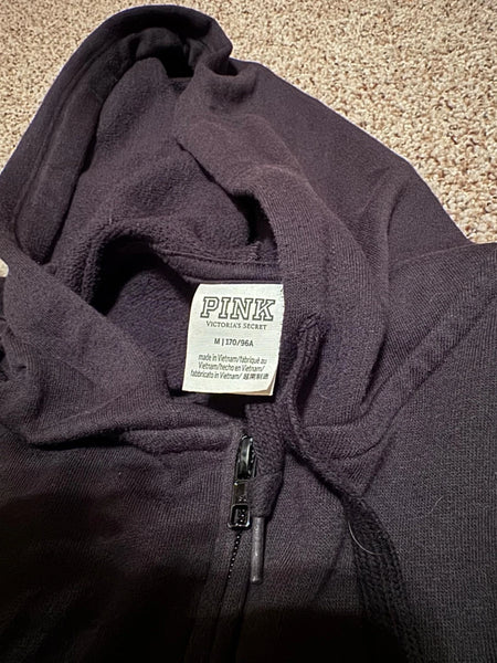 EUC Black VS Zip Hoodie-MEDIUM