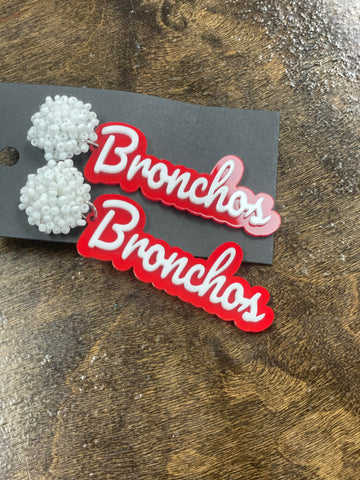Bronchos Acrylic Earrings