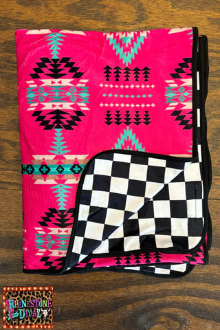 CHECKED IN CHEYENNE BLANKET