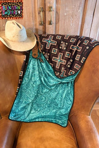 TOOLED IN TULSA BLANKET