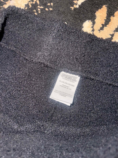 NWOT Black Victoria Secret Sherpa Pants-XL