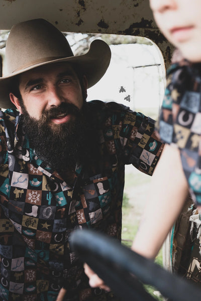 CHECK YER COWBOY *MENS Top