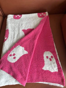 Pink/White Ghost Blanket