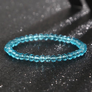 Crystal Blue Stretch Bracelet