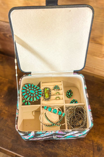 Feather Rain Jewelry Box