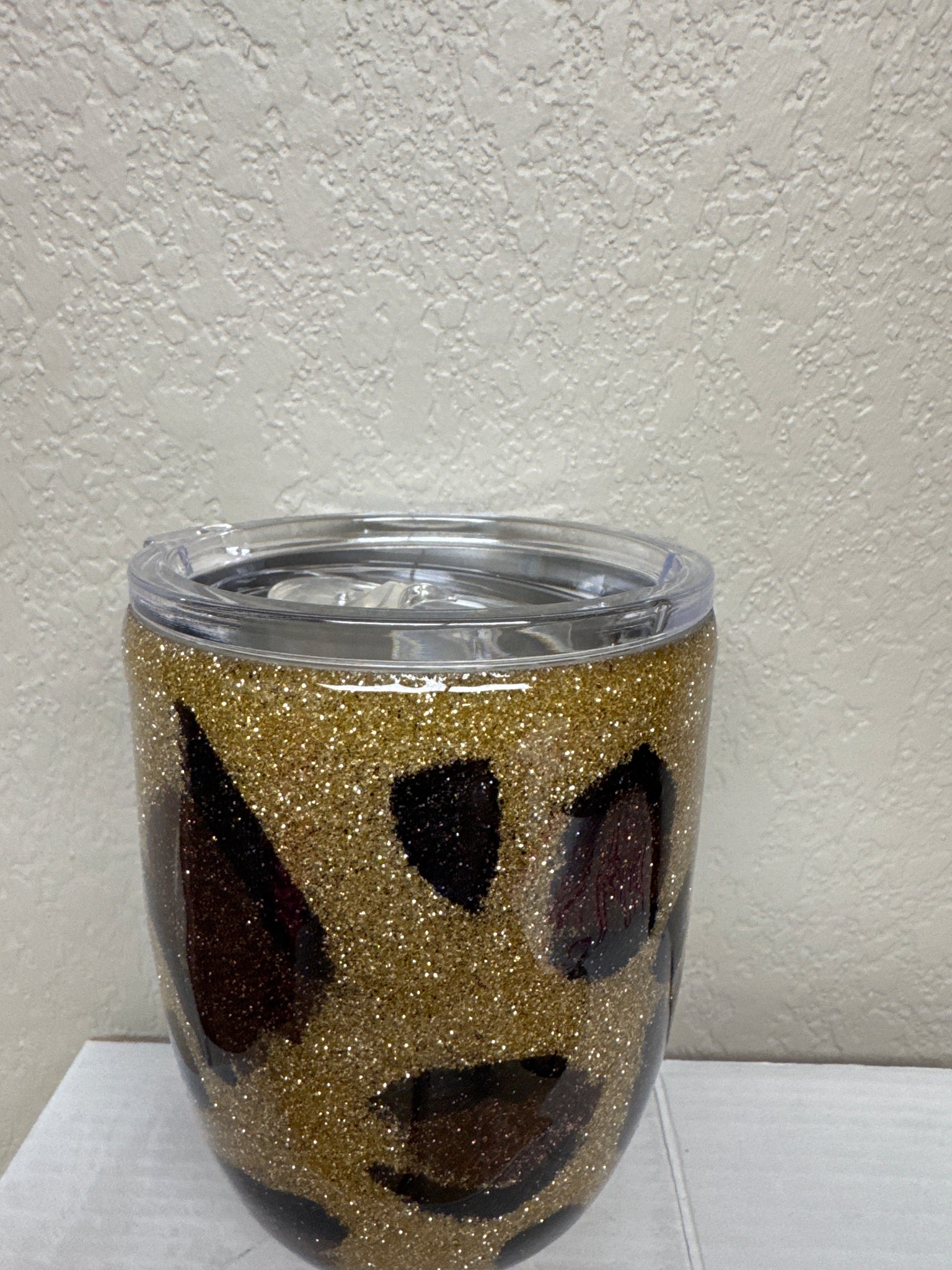 Glitter Leopard Tumbler