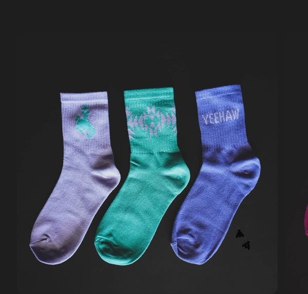 Sock Em Western Socks