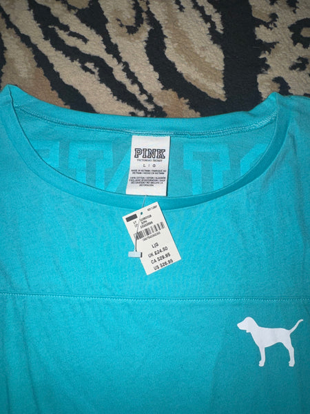 NWT Blue VS Tee-LARGE