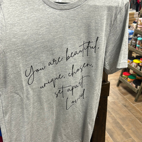You Are Beautiful, Unique Tee