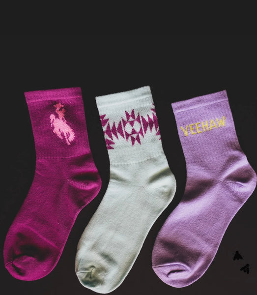 Sock Em Western Socks