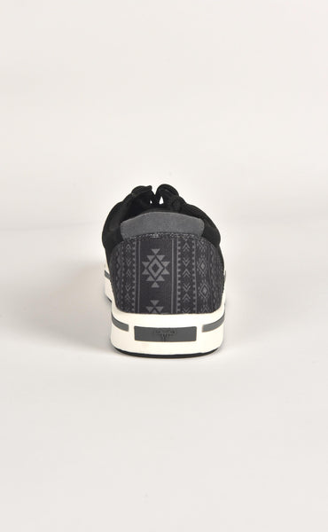 Mens Aztec Print Canvas Sneaker