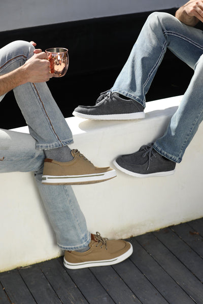 Mens Lightweight Heather Canvas Sneaker