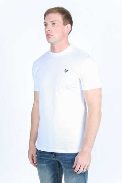 Mens Modern Fit Premium Cotton Rooster Logo T-Shirt