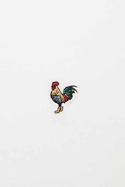 Mens Modern Fit Premium Cotton Rooster Logo T-Shirt