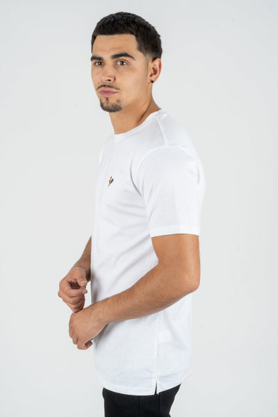 Mens Modern Fit Premium Cotton Rooster Logo T-Shirt
