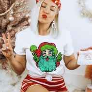 RED Hippie Santa