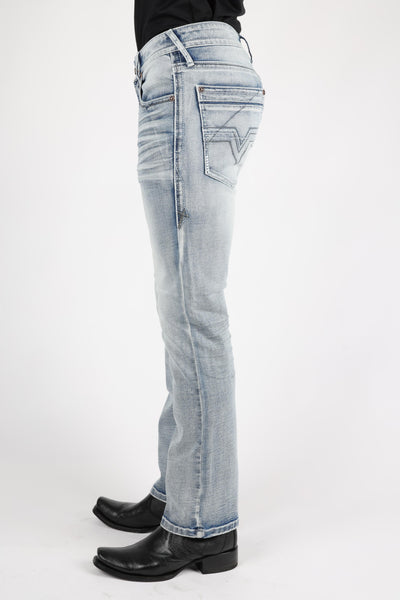 Holt Men's Light Blue Boot Cut Jeans