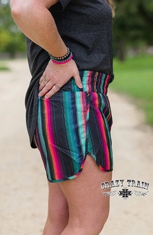 Serape Mom Tuck It Shorts