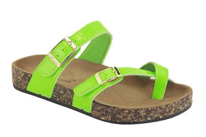 Neon Green Glory Sandal