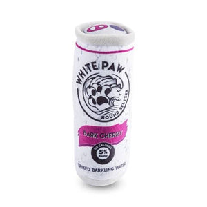 White Paw Bark Cherry Dog Toy