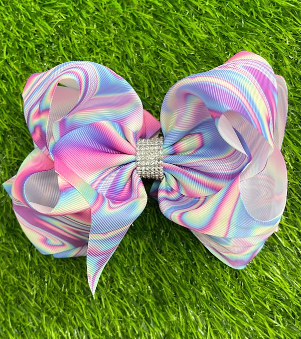 Marble Hair Bow