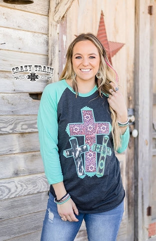 Saved By The Cross Raglan