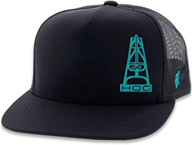 Hooey "HOG" Black and Turquoise Hat