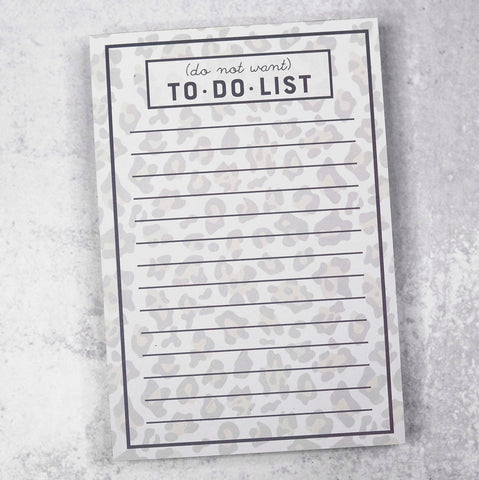 Do Not Want To Do List