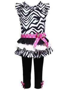 Kids Zebra Rose Outfit