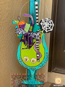 Drink Up Witches Door Hanger