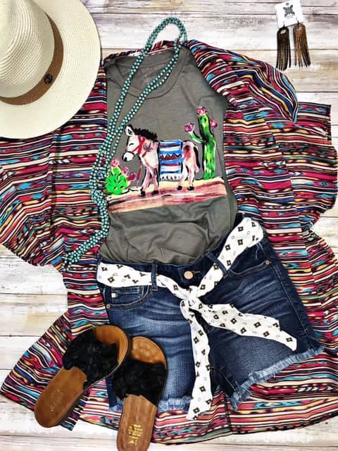 Southwest Serape Kimono