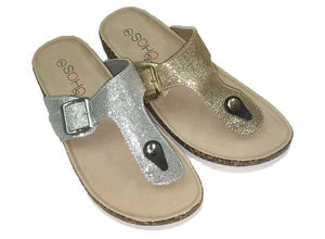 Silver Glitter Birk