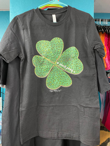 Green Leopard St Patty Tee