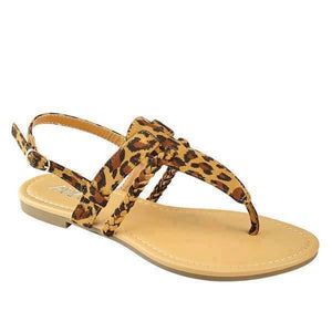 Leopard Strap sandal