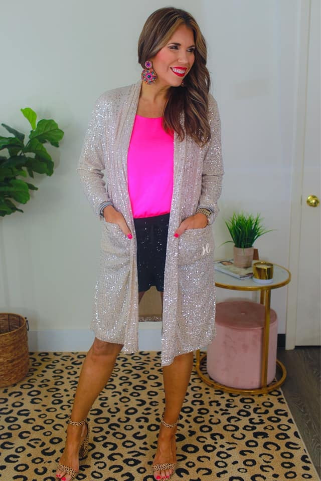 Champagne Sequin Jacket
