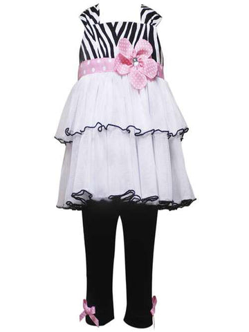 Zebra Ruffle Outfit