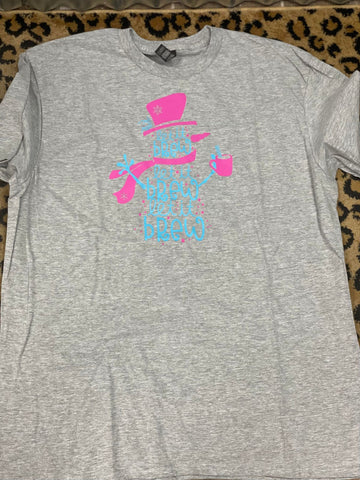 Let It Brew Snowman Tee