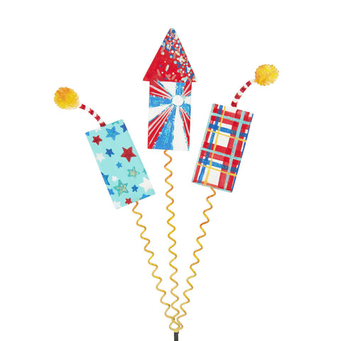 PLAYFUL 3 IN 1 FIREWORKS STAKE