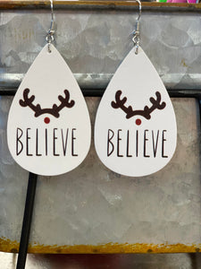 Believe Single Layer Earrings