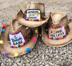 Beach/Pool Side Cowgirl Hats