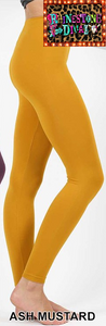 Ash Mustard Seamless Classic Leggings