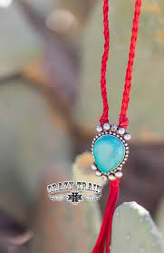 Red Bolo Necklace